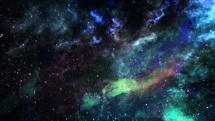 colorful galaxy nebula particles space background