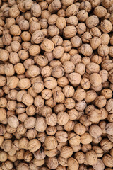 background of walnuts