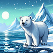 Arctic, polar bear.
