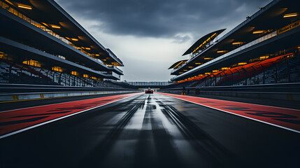Poster - Racing tracks background