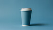 blue coffee cup recyclable