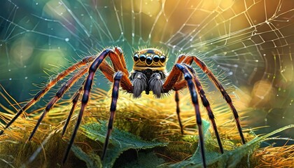 spider in the web