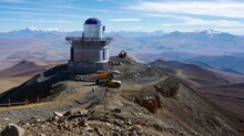 Atop A Remote Mountain Peak, Workers Are Constructing An Observatory, Overcoming 