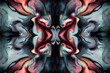 mirrored abstract smoke background Generative AI