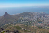 Fototapeta Tęcza - Aerial view of Cape Town