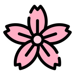 Poster - sakura flower icon 