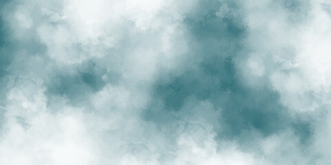 Poster - Abstract blue watercolor natural clouds and smoke. Elegant vintage grunge background texture. Old grunge design cement wall texture. Soft white vintage or antique distressed texture. 