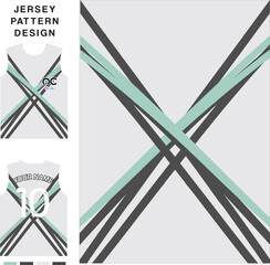Abstract art x concept vector jersey pattern template for printing or sublimation sports uniforms football volleyball basketball e-sports cycling and fishing Free Vector.