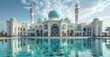 blue mosque,architecture, religion Generative AI.