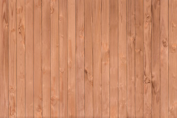  Empty dark brown plank old wooden board background. Beautiful texture and pattern panels from reused pines wood pallet.