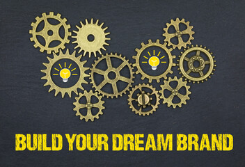 Wall Mural - Build your dream brand	
