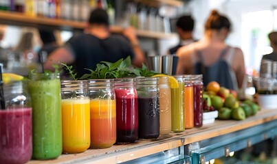 Organic Juice Bar, Fresh Selections in a Cozy Atmosphere