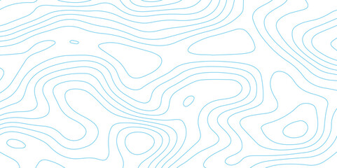 Poster - Abstract design seamless pattern with line topographic map. geographic mountain relief. retro topographic map. geographic contour map grid backdrop paper texture. terrain path isolated on background.