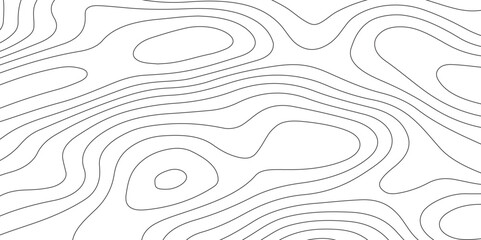 Poster - Abstract design seamless pattern with line topographic map. geographic mountain relief. retro topographic map. geographic contour map grid backdrop paper texture. terrain path isolated on background.