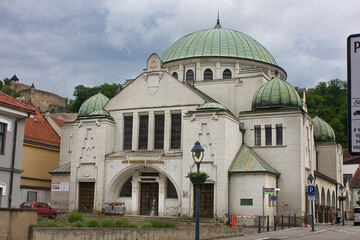 Wall Mural - Old synagogue in Trencin, Slovakia.