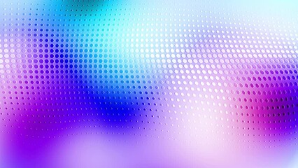Aufkleber - Abstract background with glossy blue dots and blur background. Seamless looping motion design. Video animation Ultra HD 4K 3840x2160