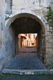 Fototapeta Uliczki - A street in San Giovanni Incarico, a medieval village in Lazio, Italy.