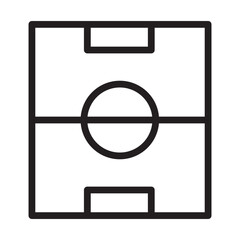 Sticker - Football field icon