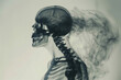 Medizinische Diagnostik: Röntgenaufnahme eines Skeletts