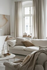 Wall Mural - neutral white living room inspirational living room 