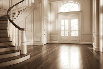 Wall Mural - Staircase in a house