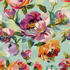 Wall Mural - Floral pattern