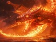 Flame Whisperer a mage of legendary prowess commands the fire with a mere murmur taming the wildest wyvern flames