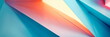 © Лилия Захарчук - Abstract pastel blue paper texture background with minimalist geometric shapes and lines in peach and orange hues. Generative AI
