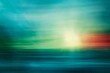 Abstract motion blur background,  Sea, sky and sun in motion blur
