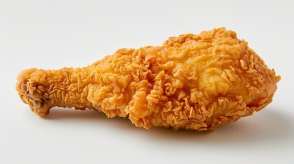 Wall Mural - Isolated fried chicken food photography on white background for stock image purposes