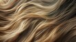 A close up photo showcasing the  texture of blonde hair