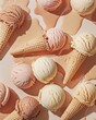 Melting ice cream, Ice cream photorealistic high quality AI generated image