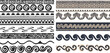 © Mark - Greek roman meander and wave decorative seamless patterns vector illustration set
