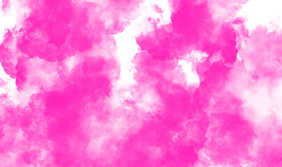 Wall Mural - Pink smoke texture on white  background