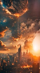 Wall Mural - independence day 4k video
