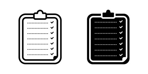 Wall Mural - Checklist icon. for mobile concept and web design. vector illustration