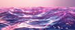 Waves of Digital Art, Retro Vaporwave Aesthetic, Pink and Blue Hues, Abstract Nostalgia