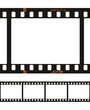 Vector illustration of photographic analog film border