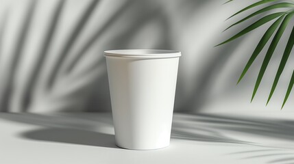 white paper coffee cup mockup