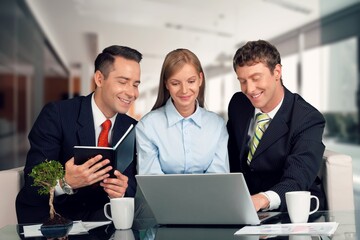 Business people working together at the office