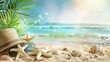 Generate an image of summer holiday background