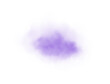 Purple smog clouds on floor. Fog or smoke. Isolated transparent special effect. Morning fog over land or water surface. Magic haze. PNG.

