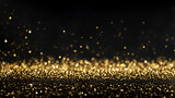 Fototapeta  - Abstract background composed of gold sand, golden abstract background, Christmas background
