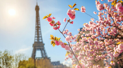 Wall Mural - Paris in the spring