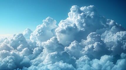 Aufkleber - Isolated transparent clouds with a blue background. EPS10 modern illustration.