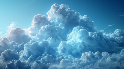 Aufkleber - The clouds are blue and isolated on a transparent background. This is a 3D realistic cloud set. It has a real transparent effect. Modern illustration in EPS10.