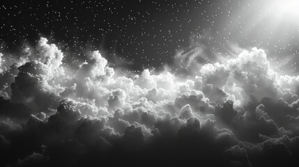 Aufkleber - On a transparent background are abstract dots clouds, a blizzard and a whirlwind. There is smoke, fog, and spray on the background, with dynamic 3-dimensional elements.