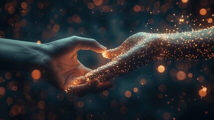 Poster - Digital Human Connection - Virtual Touch