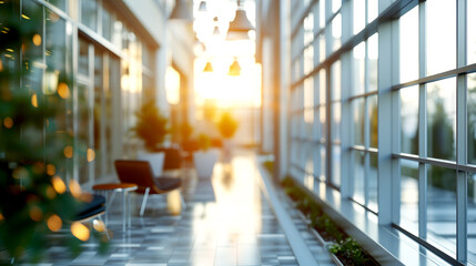 Sticker - Business Hall Interior