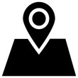 navigation icon, simple vector design